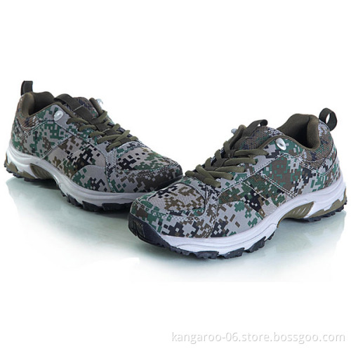 Injection Molded Oil Resistant Secure Safety Camouflage Shoes